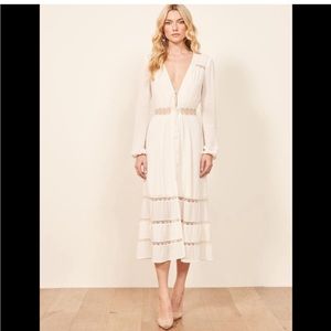 Reformation size 2 ~ Imogen ivory dress ~ bridal
